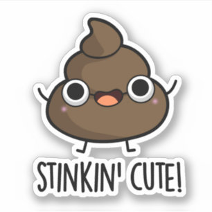 Stinkin Cute Funny Poo Pun 