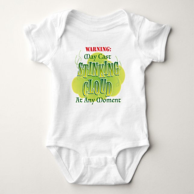 Stinking Cloud Baby Bodysuit (Front)