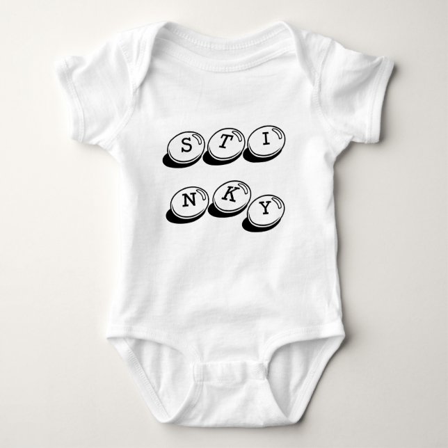 stinky baby bodysuit (Front)
