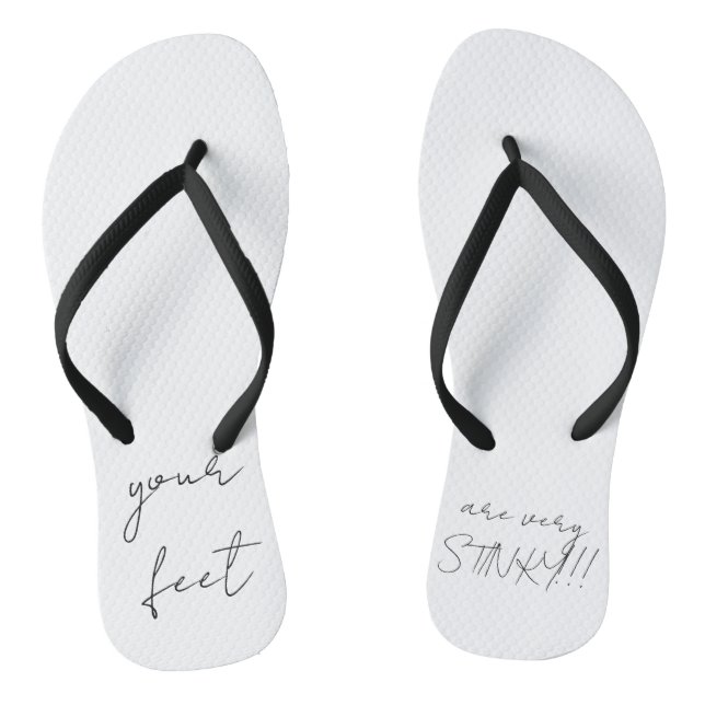Stinky feet flip-flops thongs (Footbed)