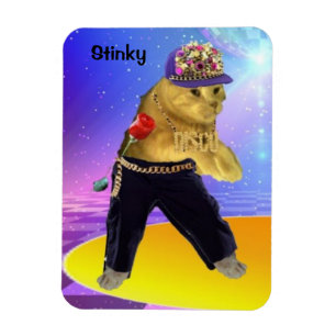 STINKY IN JAZZ PANTS MAGNET