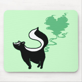 Stinky Love Skunk Mouse Pad
