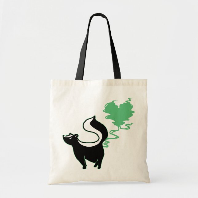 Stinky Love Skunk Tote Bag (Front)