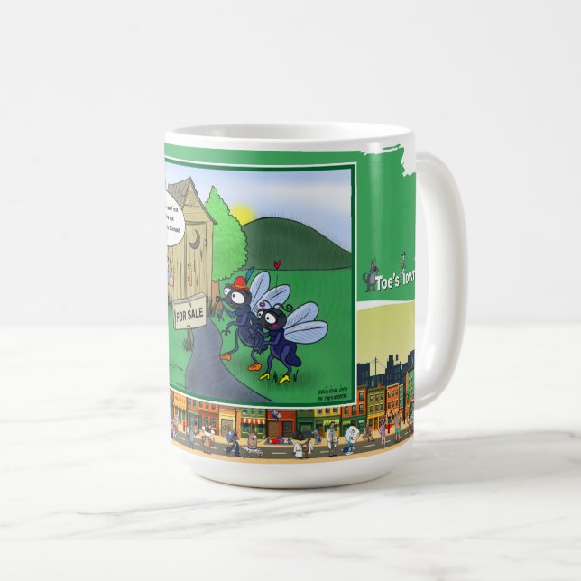 Stinky Perspective | Absurd Situational Classic Coffee Mug (Front Right)
