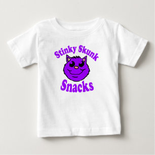 Stinky Skunk Snacks Baby T-Shirt