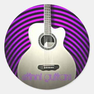 Stinni guitars classic round sticker