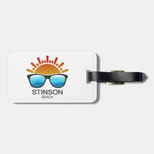Stinson Beach California Sunglasses Luggage Tag