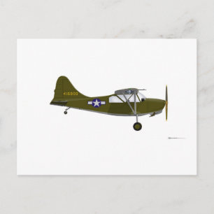 Stinson L-5B Air Ambulance Postcard