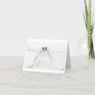 Stippled Chicken Personalised Greeting Card
