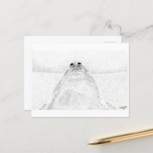Stippled Chicken Postcard
