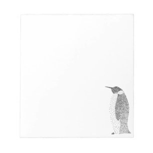 Stippled Penguin Notepad