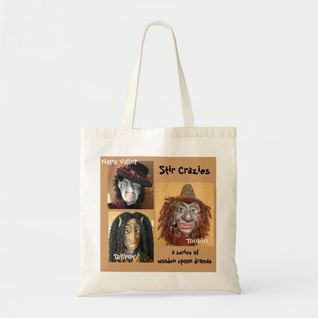 Stir Crazies Canvas Tote Bag (Front)