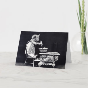 Stir the Bowl Kitty Card