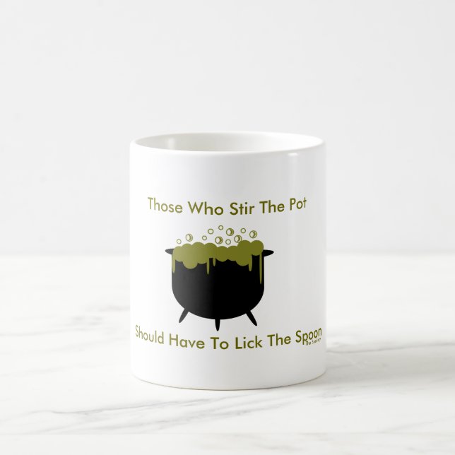 Stir The Pot Witch Cauldron Mug (Center)
