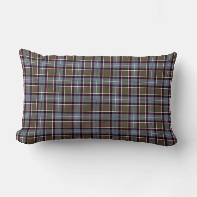 Stirling and Bannockburn Scotland District Tartan Lumbar Cushion (Front)