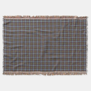 Stirling and Bannockburn Scotland District Tartan Throw Blanket