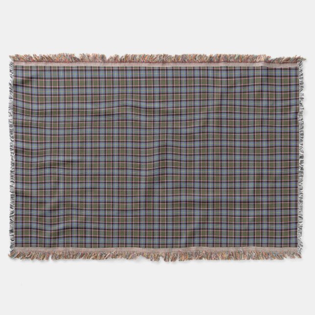Stirling and Bannockburn Scotland District Tartan Throw Blanket (Front)