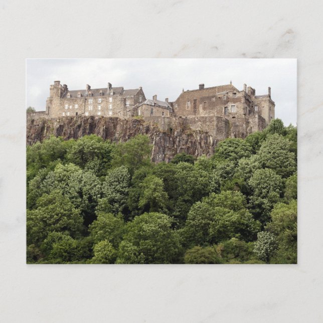 stirling castle green postcard (Front)