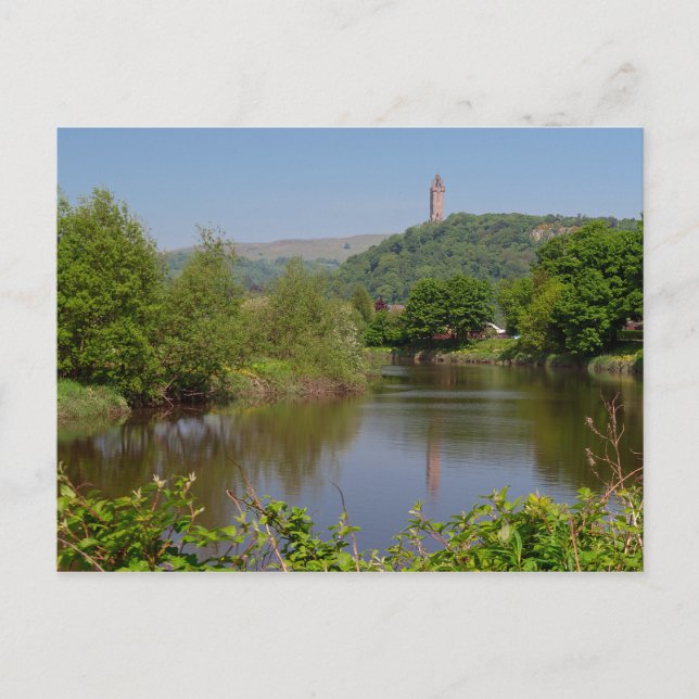 Stirling Scotland Scenic River View Postcard (Front)