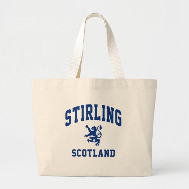 Stirling Scottish Large Tote Bag (Front)