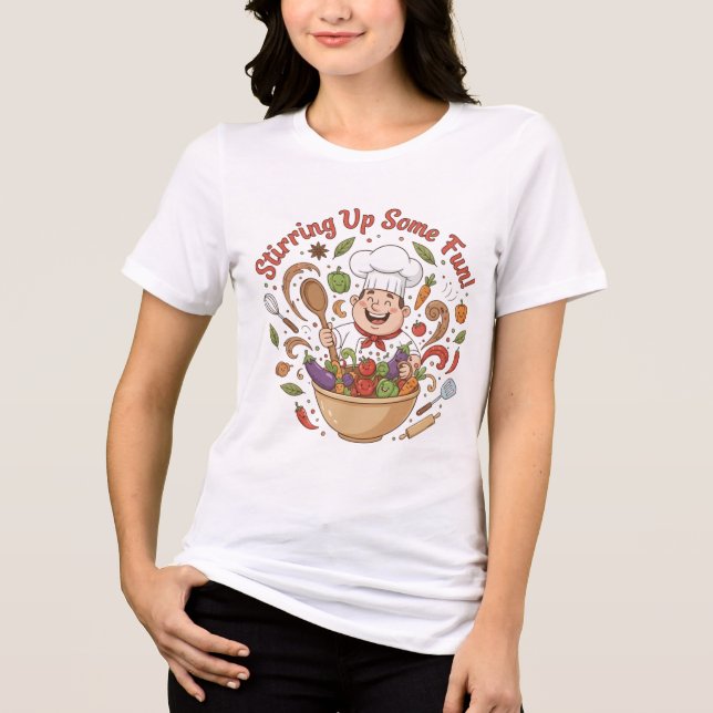 Stirring up Some Fun! Tri-Blend Shirt (Front)