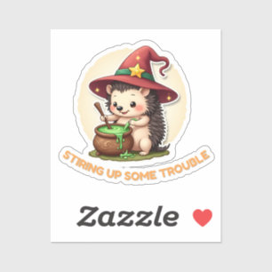 Stirring Up Some Trouble - Cute Hedgehog