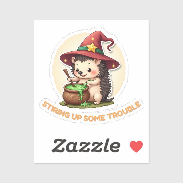 Stirring Up Some Trouble - Cute Hedgehog (Sheet)