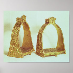 Stirrups belonging to Louis XIV Poster