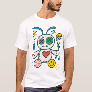 Stitch Bunny — Glitched Heart T-Shirt