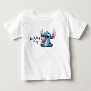 Stitch Eating Ice Cream Kids T-Shirt