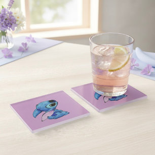 Stitch Glass Coaster