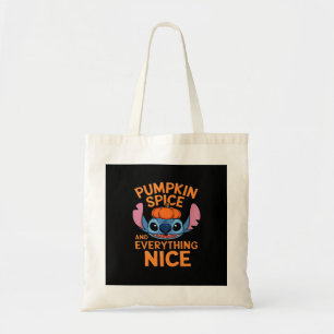 Stitch Halloween Pumpkin Spice And Everything Nice Tote Bag