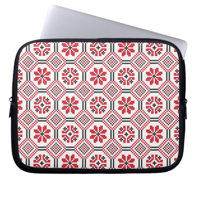 Stitch pattern laptop sleeve (Front)