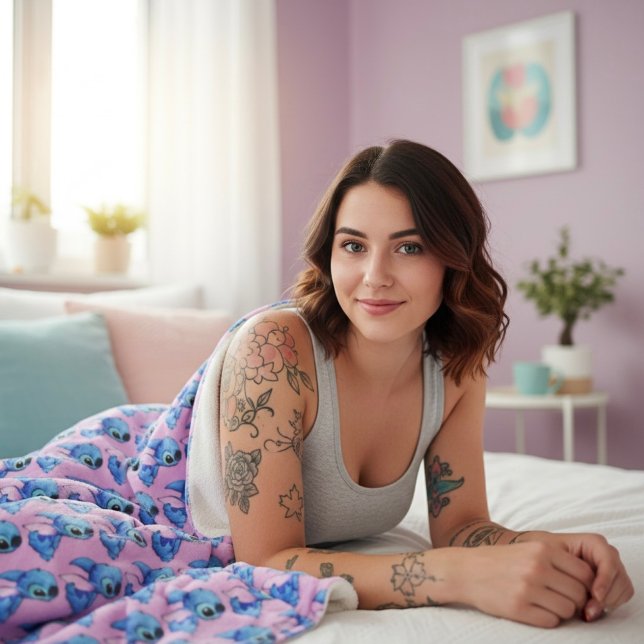 Stitch Sherpa Blanket (Creator Uploaded)