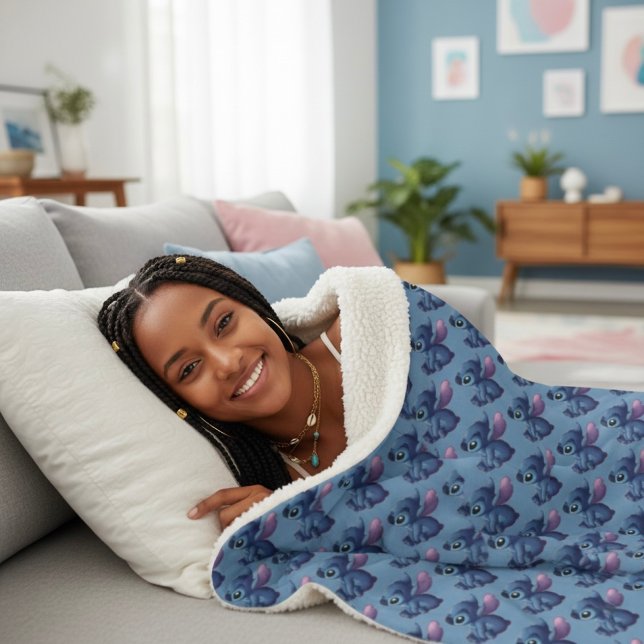 Stitch Sherpa Blanket (Creator Uploaded)