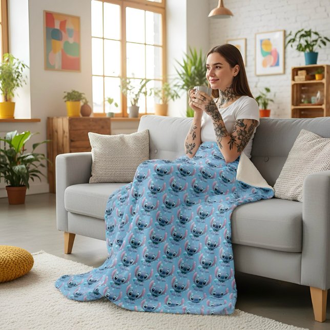 Stitch Sherpa Blanket (Creator Uploaded)