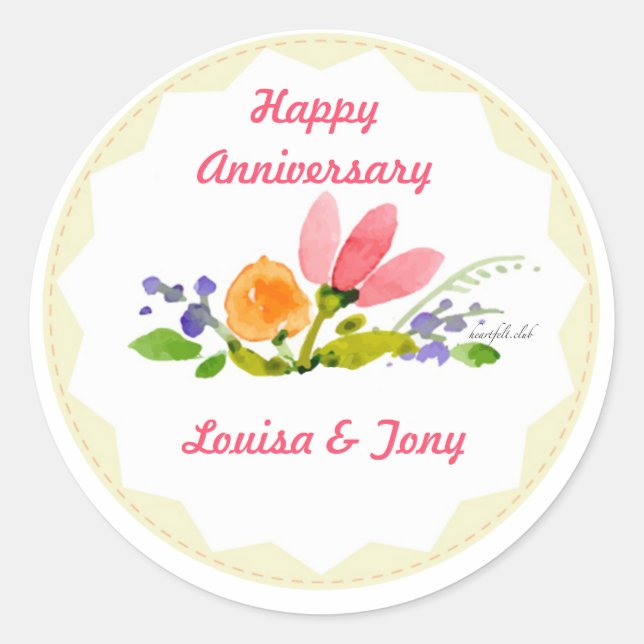 Stitched Border Sticker (Front)