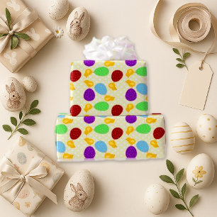 Stitched Eggs Wrapping Paper