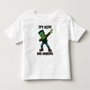 Stitched Monster is alive and dabs for Halloween Toddler T-Shirt
