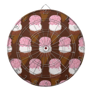 Stitched-Neapolitan-Ice-Cream-Cones-2-DART BOARD Dartboard