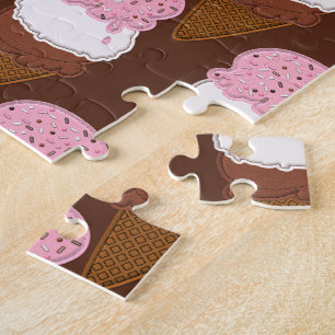 Stitched-Neapolitan-Ice-Cream-Cones-2-PUZZLE Jigsaw Puzzle