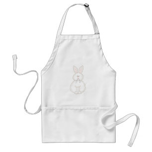 Stitched Rabbit Standard Apron