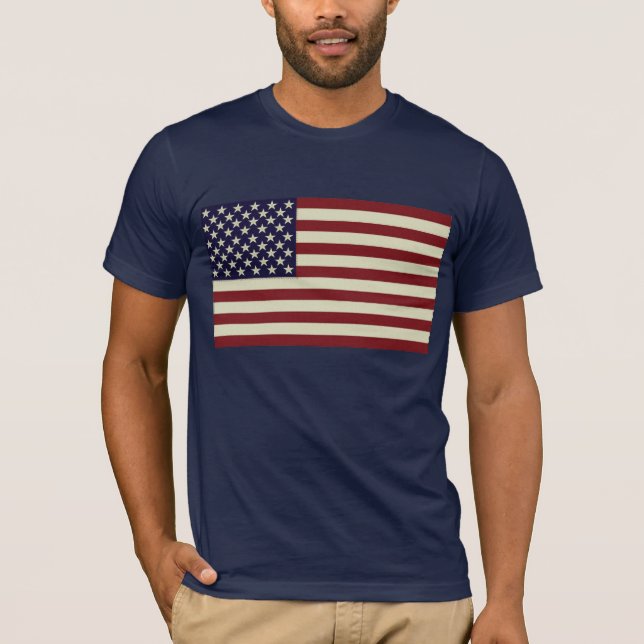 Stitched Vintage Flag Shirt (Front)