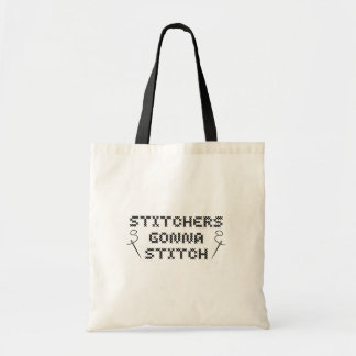 Stitchers Gonna Stitch Tote Bag For Crafters