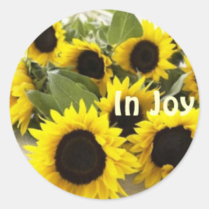 stiver zinn sunflower sticker