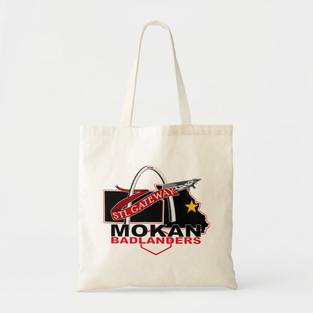 STL Gateway Missouri Badlanders Tote Bag (Front)