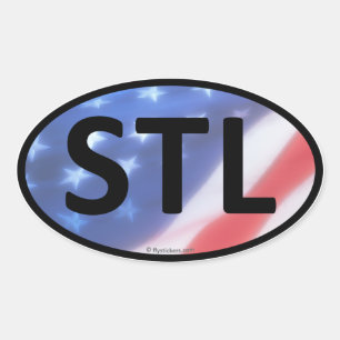 STL Oval Sticker