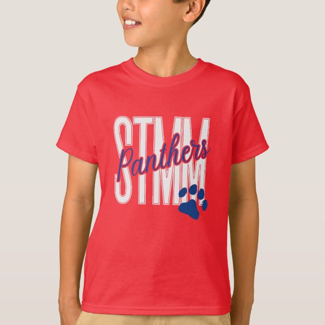 STMM Panther Pride Kids' Shirt (Front)