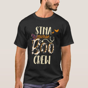 Stna Nurse Boo Crew Fabulous Witch Medical Hallowe T-Shirt