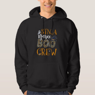 STNA Nurse Boo Crew Spooky Halloween Boo Ghost Cos Hoodie